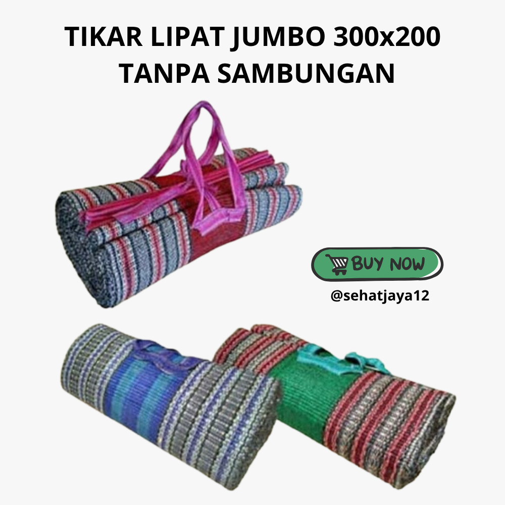 Tikar Lipat Jumbo 180x280 cm Widya Tanpa Sambungan