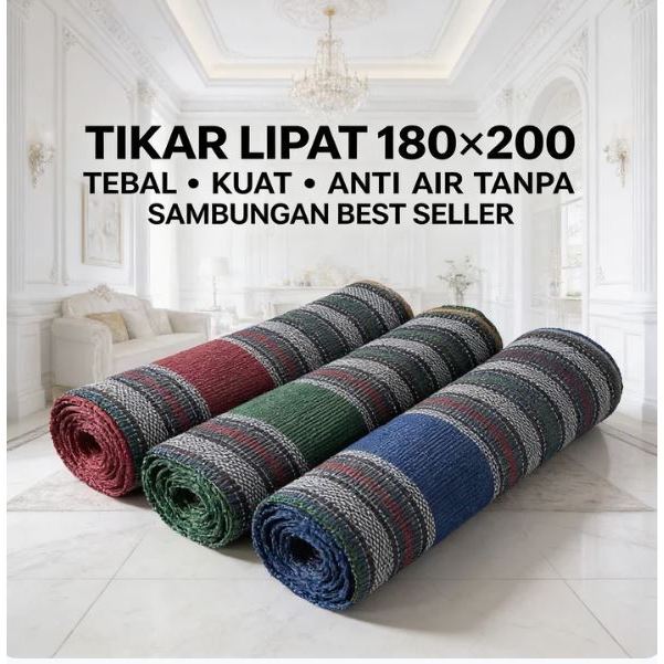 Tikar Lipat Widya 180x200 cm Tebal Anti Air